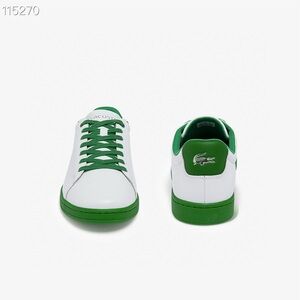 Lacoste White and Green Sneakers with Sleek Design
